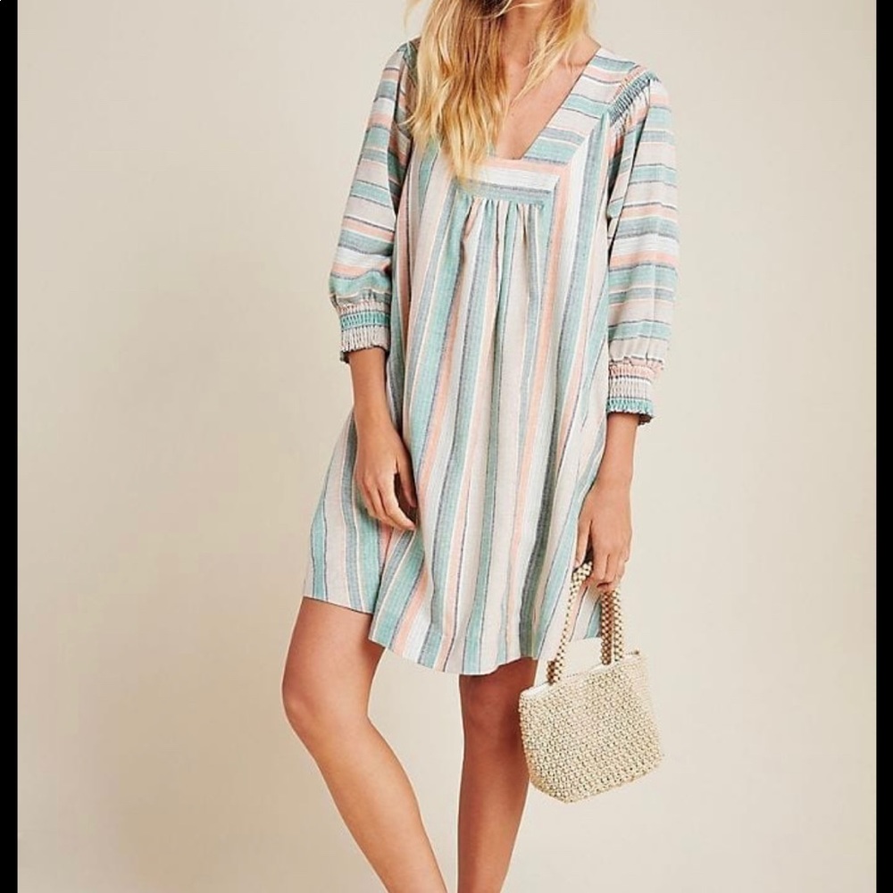 Odells Striped Tunic Dress.  Size L - NWOT